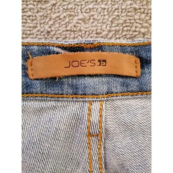 Joe’s Women’s‎ 29 Denim Cutoff Shorts – Blue Hem with Red White Side Stripes - Picture 3 of 10